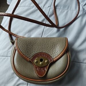Dooney & Bourke Brown Leather Crossbody Bag